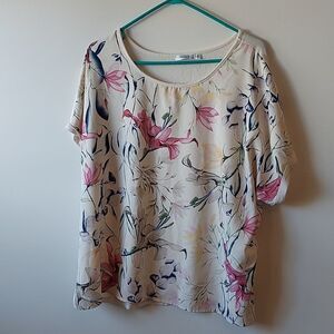 RICKIS Floral Shirt Size XXLARGE